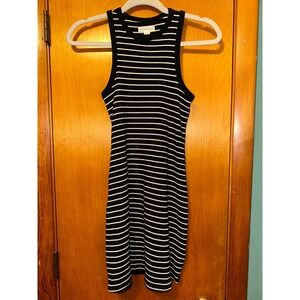Aeropostale Black and White Striped Sleeveless Dress Size Small